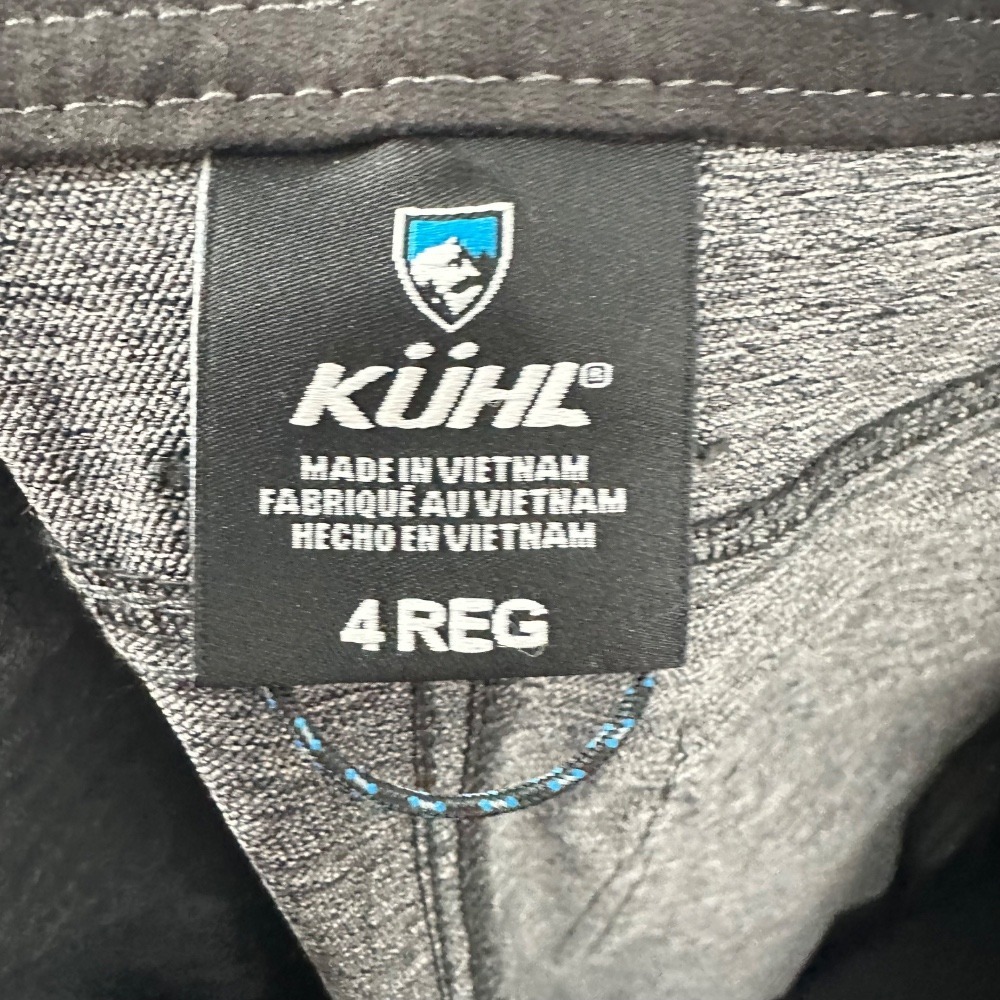 Kuhl Klash Pants Relaxed Fit Softshell Hiking Travel Size 4 Gotham 6210 - Picture 13 of 15